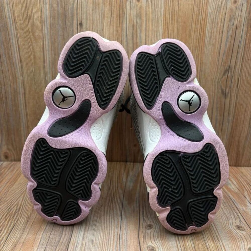 Nike Air Jordan 13 Retro Preschool PS Houndstooth Kids Black Lilac-White 12C - Picture 7 of 8